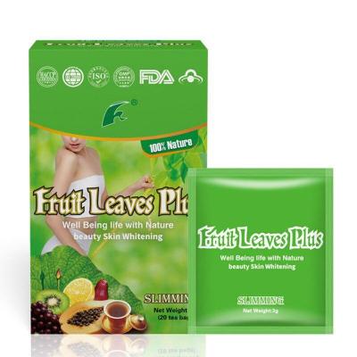 China Fruit Leaves Plus Natural Slimming Tea Fat Burning Slimming Tea Healthy Men and Women Tea Belly Slimming Product for sale