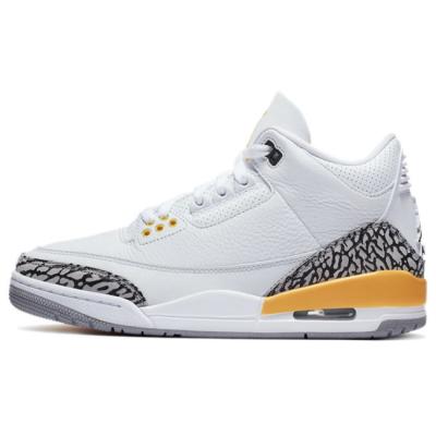 China 2022 Fashion Retro Laser Retro 3 Fashion Orange Empty White Basketball Shoes Men's Chussur Boots Men Online-Sneaker Sneaker for sale