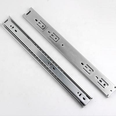 China Jieyang Modern Telescopic Triple Extension 3balls Channel Drawer Slides for sale