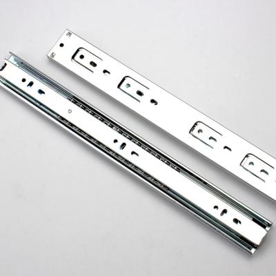 China Modern Cheap Price Ball Bearing Drawer Slide 40mm Soft Narrow Telescopic Drawer Slide for sale