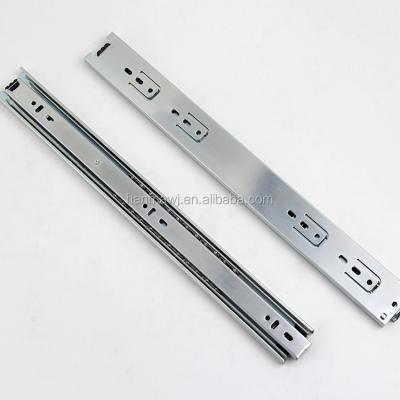 China 4510 Iron Drawer Slide Channel Ball Bearing Telescopic Slide for sale