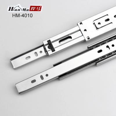 China Modern Full Hydraulic Ball Bearing Extension Soft Narrow Kitchen Cabinet Gasket Drawer Slide for sale