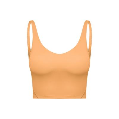 China New Breathable Deep Back Sports Bra For Women Yoga Bra Shockproof Running High Strength Sports Yoga Clothes Breathable Wearing for sale