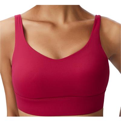 China Breathable Elastic Active High Intensity Sexy Bra Top 4 x Workout Buckle 4 Plus Size Yoga Bra Women Yoga Fitness Bra for sale