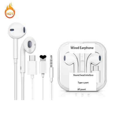 China Universal 3.5mm Earbuds Wired Earphone Earphone Earbuds In-Ear With MIC for sale