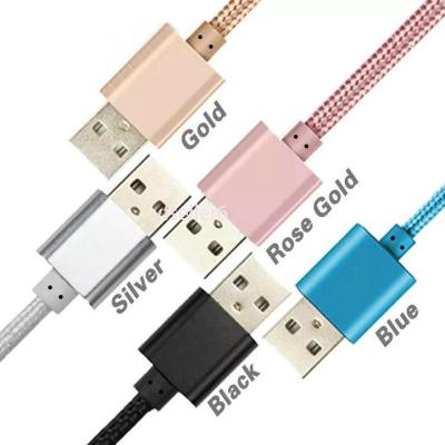 China Mobile Phone Smart Phone Cable 3ft 6ft 10ft Metal Charging High Speed ​​Housing Braided USB Cable Type C Cable for sale