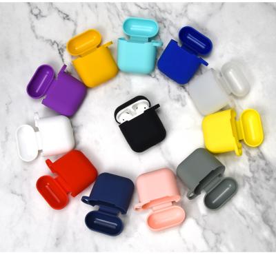 China Multicolor Earphone Case For 1&2 Shockproof Sleeve For Airpods1 2nd Silicone Cases Earbuds Cover Case for sale