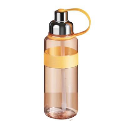 China Leakproof Recycling Stock RTS Water Bottle 35oz/1000ml Sustainable Motivation Big Bike Water Bottle Custom Water Jug for sale