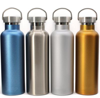 China Sustainable Portable Travel Keep Warm Vacuum Insulated Water Bottle 25oz 17oz Stainless Steel Double Walled Water Bottle for sale