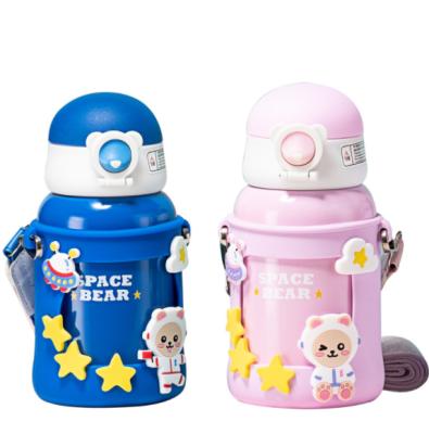 China Sustainable Available Kids Expanding Stainless Steel Water Bottle With Hot Picture BPA Free Kids Drink Bottle for sale