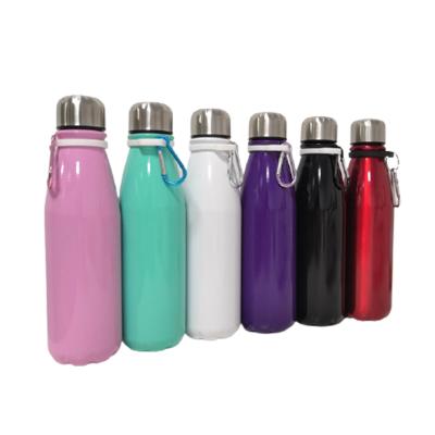 China 2021 wholesales customized travel promotional style sustainable sport aluminum water bottle with lid for sale