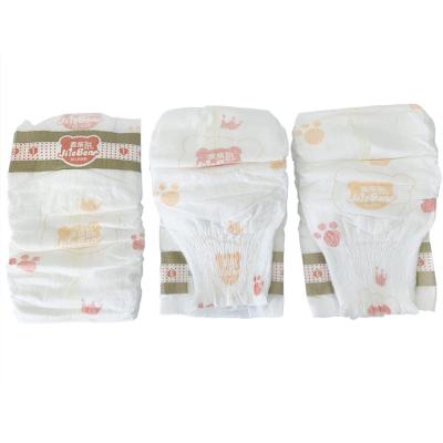 China Printed Cheap Grade B Baby Diapers Rejected Stock Usable Baby Diapers 100% Diapers In Bales for sale