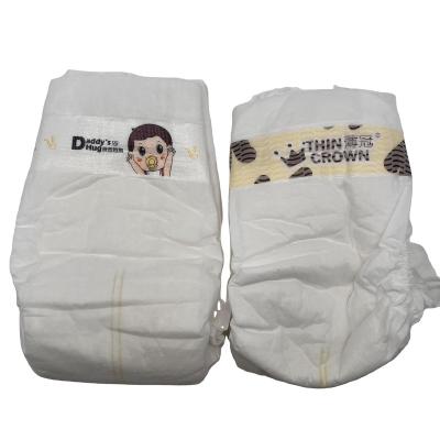 China Printed Rejected Grade B Baby Diapers In Stocklots 100%wearable Second Grade Baby Diaper for sale