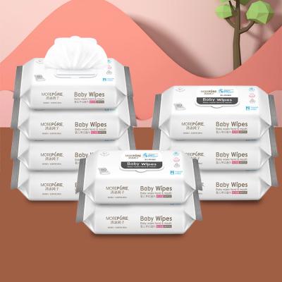 China SKIN CARE Hot Selling Ultra Soft Disposable Baby Wipe Sensitive Newborn Biodegradable Baby Wet Tissue for sale