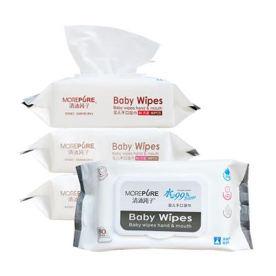 China Best Cloth ODM OEM Custom Biodegradable SKIN CARE Baby Body Wet Wipes for sale