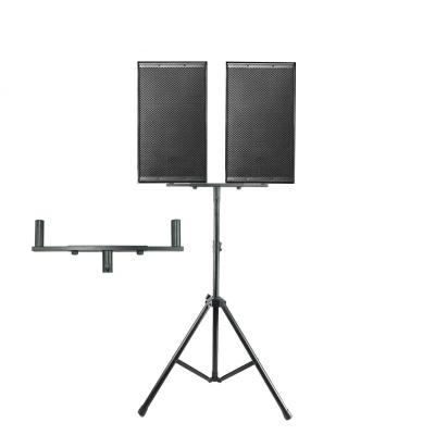 China High Quality Stage Performance Speaker Music Stand Outdoor Metal Performance Can Support 2 12 Inch Speakers Stand for sale