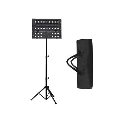 China Portable Folding Sheet Music Stand Music Stand Performance Care Bag, BS-3 Black for sale