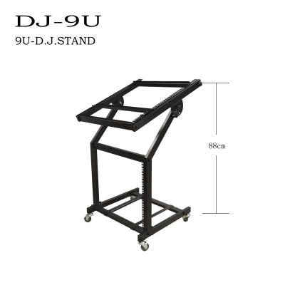 China Professional Metal Equipment Rack / 9U DJ Stand / Mixer Stand for sale