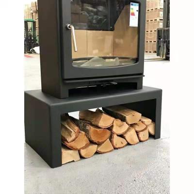 China Metal Firewood Log Rack Metal Firewood Log Rack Balanced Low Firewood Storage Modern Design for sale