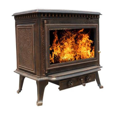 China Modern best selling cast iron built-in fireplace for house heating or wood burning appliance for sale