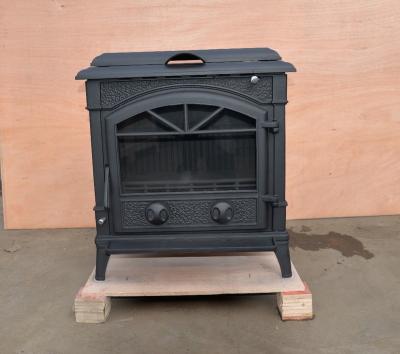 China Virgin Cast Iron Modern Design Wood Stove With Boiler for sale