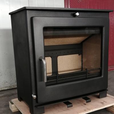 China Contemporary Ecodesign 5kw Real Fire Modern Steel Wood Stove Burning Stove for sale