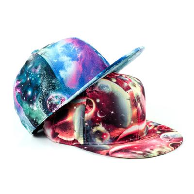 China Wholesale JOINT Hip Hop Unisex Printed Adjustable Flat Baseball Cap Custom Design Sublimation Snapback Hat for sale