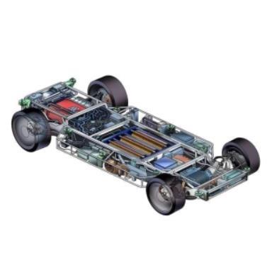 China E Commercial Vehicle Chassis By Wire EV Chassis Skateboard Chassis for sale