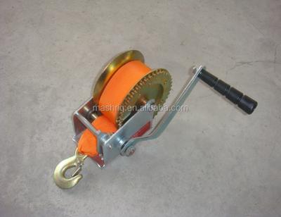 China AUTOMATIC Boat Trailer Hand Winch 1200lbs with Strap for sale