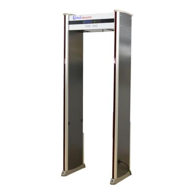 China Outside High Quality 6 12 18 Multi Zones Walk Through Metal Detector Security Gate for sale