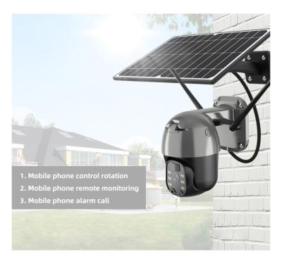 China Human Motion Tracking HD 1080p Waterproof Outdoor Camera Solar Powered Camera 4G Motion Detection Camera for sale