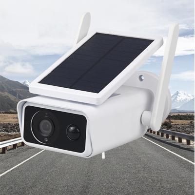 China NEW ARRIVAL 1080P NIGHT VISION Support TF Card Battery Power Security WIFI Solar CCTV Camera for sale