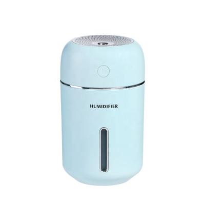 China Best Mini Portable 280ML Portable Car Humidifier Mist Nebulizer USB Car Air Humidifiers Wireless Cool Diffuser for sale