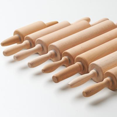 China Sustainable Wholesale high-quality custom non-stick wooden dough for cake baking rolling pin for sale