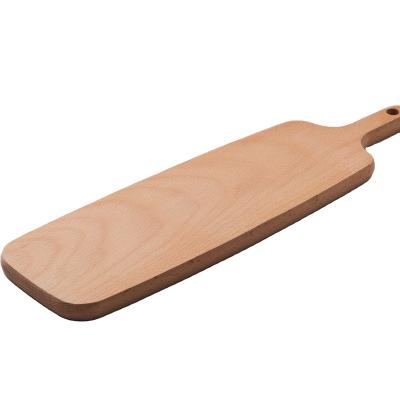 China Sustainable New simple pizza board day dining kitchen drinking utensil perforated design easy storage long cutting board kill fish board for sale