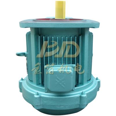 China ZD Totally Enclosed Two Speed ​​Square Bevel Rotor Three Phase Asynchronous Motor for sale