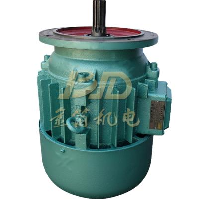 China Totally Enclosed Motor Winch Motor Accessories With Brake Device 4 Poles Three Phase Self-fan Cold Squirrel Cage Motor 6hp IE4 380v 50hz for sale