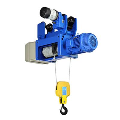 China Hoisting Goods Suspended European Electric Trolley Hoist Hoist 5t Wire Rope Lifting Height 6m for sale