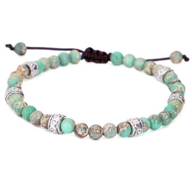 China CLASSIC New Handmade Bracelet Bohemian Jewelry Natural Stone Bead Bracelet for sale