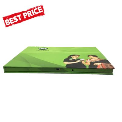 China People Art Best Seller Customized Hardcover 7 Inches Digital LCD Video Brochure For Advertising for sale