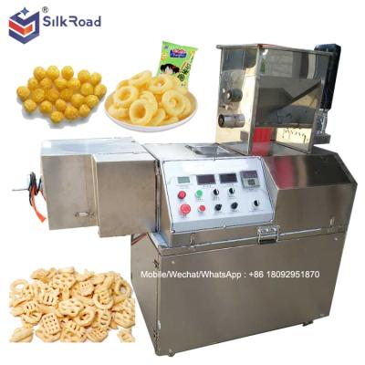 China High Efficient Corn Puff Cheese Ball Machinery / Corn Puffs Snacks Extruder Machine for sale