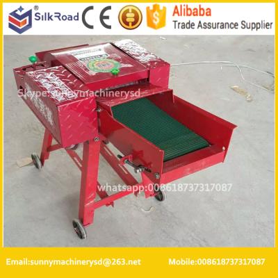 China Farm Use Chaff Cutting Portable Mini Agricultural Equipment Forage Cleaver Cutter for sale