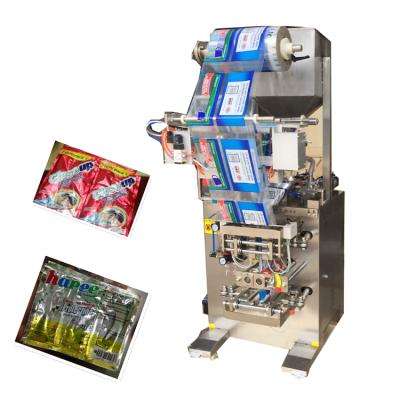 China Beverage Shampoo Automatic Double Sachet Liquid Packaging Machine for sale