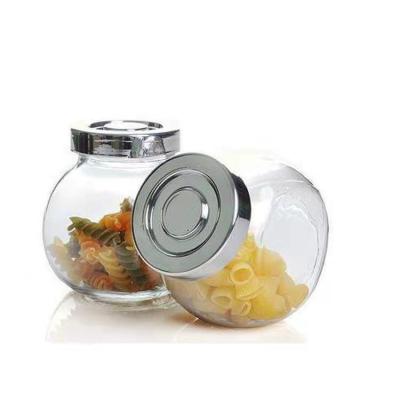 China Unique Hot Selling Small Kitchenware Glass Storage Bottle With Lid Custom Wholesale for sale