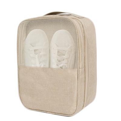 China Travelsky Eco-friendly Custom Travel Storage Drawstring Shoe Bag Organizer for sale