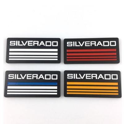 China Sports customized automotive and motorcycle signs sil square silverado acrylic signs maker badges for sale