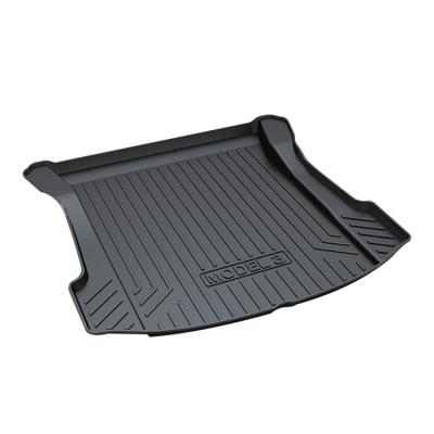 China Brief & Waterproof And Odorless Front Trunk Mat Single Liner Car Color Model 3 2021 For Tesla for sale