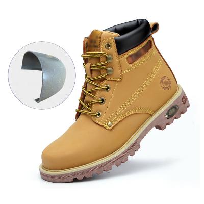 China Custom Industrial Men's Compound Steel Toe Cap Shoes Construction Safety Work Boots Anti-Static for sale