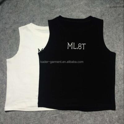 China Anti-pilling new korean stylish casual tank top for girls, designer satin top for sale