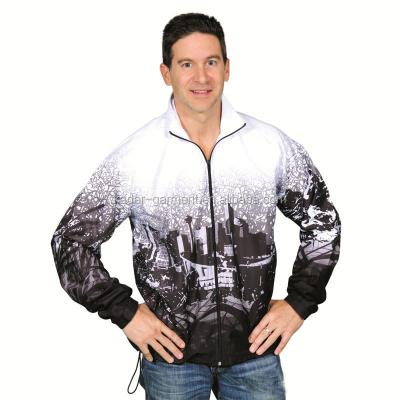 China Anti-pilling European style wholesale all over sublimation printing urban classic jacket for men for sale